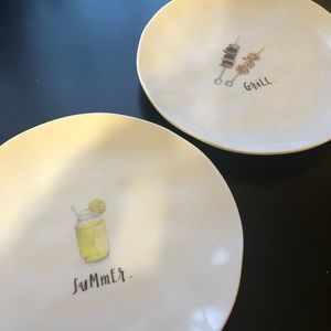 Rae Dunn summer and grill plate